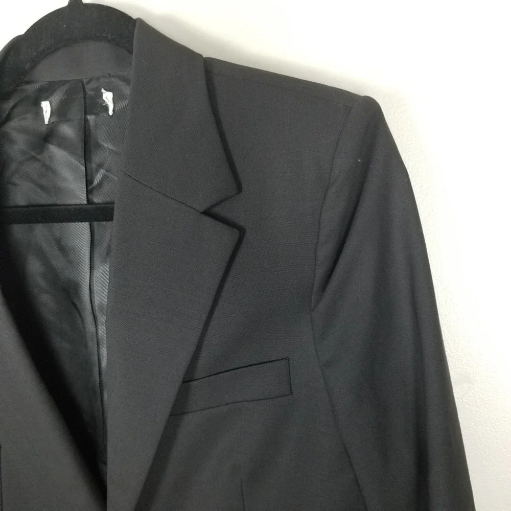 Bottega Veneta black blazer, gold buttons, size 38 IT